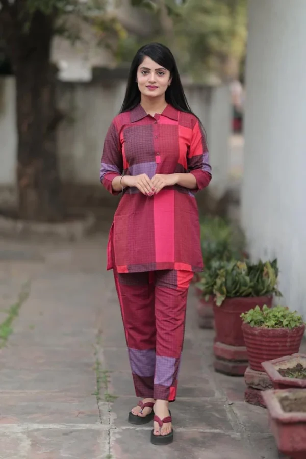 Cotton Fabric Co-ords Set for Women - Image 4