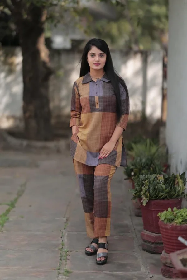 Cotton Fabric Co-ords Set for Women - Image 3